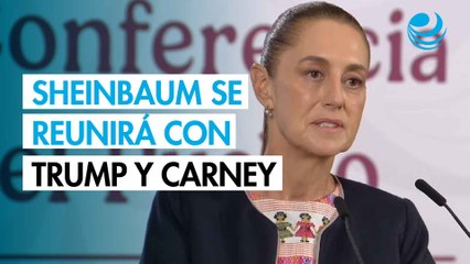 Sheinbaum confirma reunión con Trump y Carney antes del sorteo del Mundial 2026