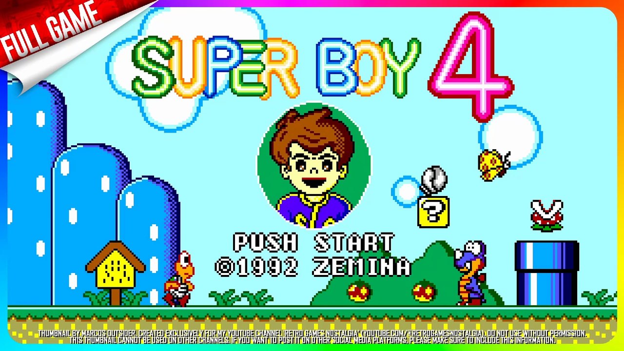 Super Boy 4 [Unlicensed] (Master System - KO) Longplay