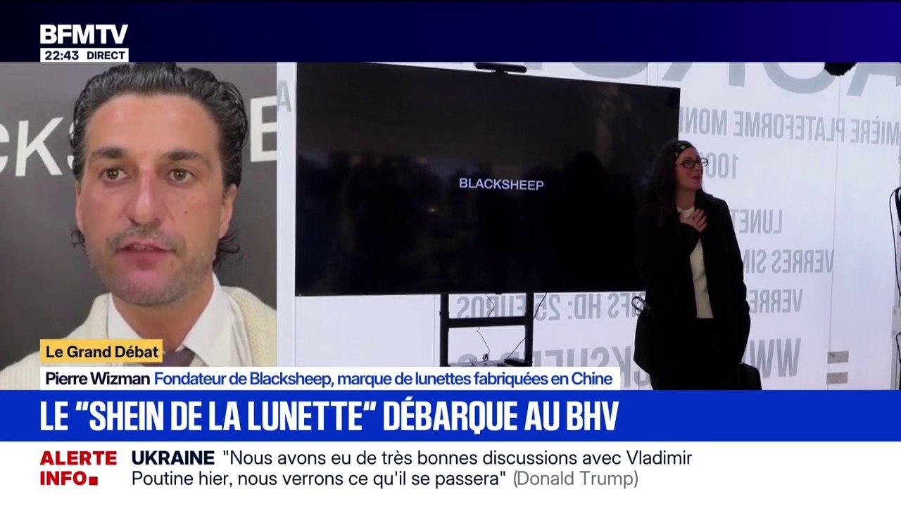 Lunettes à prix-mini: "Les lunettes sont un produit qui ne coûte pas cher à produire", affirme Pierre Wizman, fondateur de Blacksheep