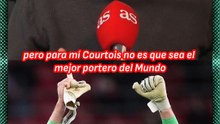 Tangana. Courtois es el mejor portero de la historia.