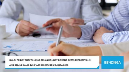 Black Friday Shopping Surges As Holiday Demand Beats Expectations And Online Sales Jump Across Major U.S. Retailers