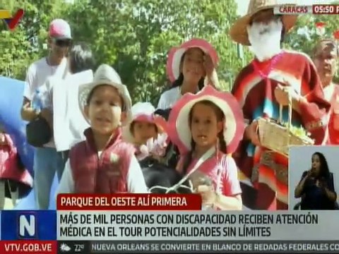 Desarrollan Tour Potencialidades Sin Límites para personas con discapacidad en Caracas