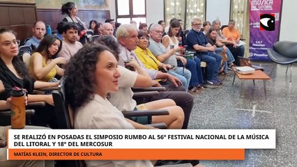 Se realizó en posadas el simposio Rumbo al 56° Festival Nacional de la Música del Litoral y 18° del Mercosur