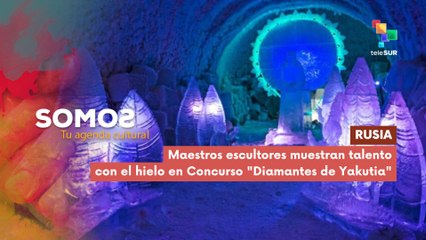 Maestros escultores rusos muestran talento con el hielo en Concurso "Diamantes de Yakutia" SOMOS 03-12-2025