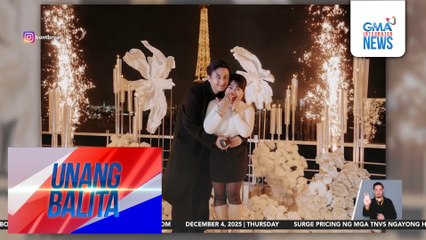 Content creators na sina Bont Bryan at Baninay Bautista, engaged na | Unang Balita