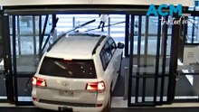 Reckless driver narrowly misses pedestrians in shopping centre rampage