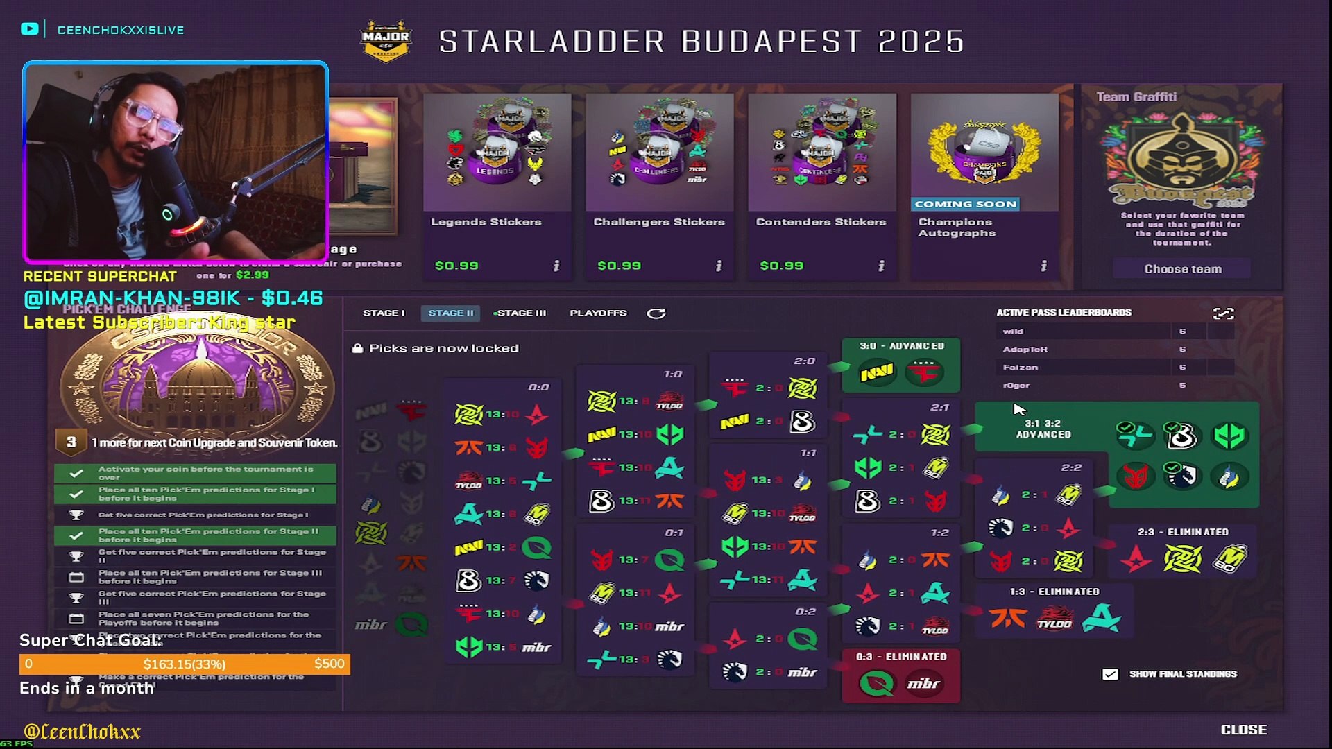 My FULL Stage 3 Pick’Em Predictions – StarLadder Budapest 2025 CS2 Major