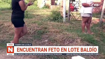 ENCUENTRAN FETO EN LOTE BALDÍO DE SANTA CRUZ