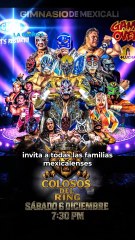 Mexicali se alista para una noche que lo tiene todo: leyendas, nuevas promesas y rivalidades que arden sobre el ring. 🤼‍♂️