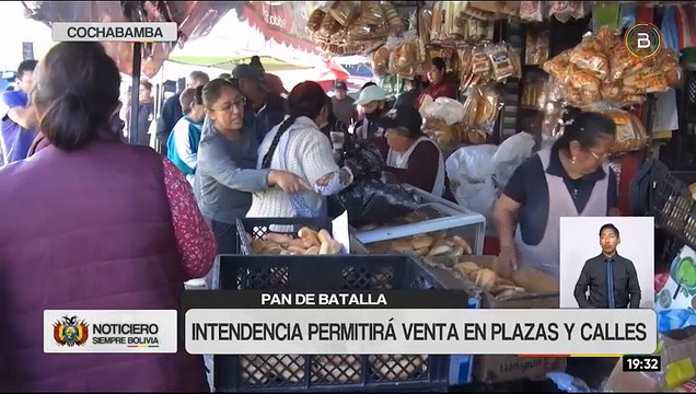 Intendencia de Cochabamba autoriza venta libre de pan de batalla a Bs 0,50