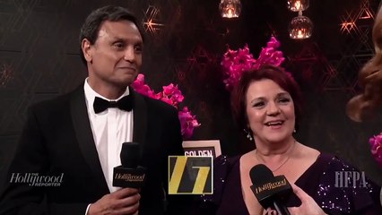 HFPA Members Katherine Tulich and Ramzy Malouki on the Golden Globes 2020 After Show