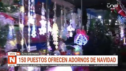 INAUGURAN FERIA NAVIDEÑA EN SANTA CRUZ