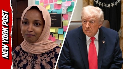 Ilhan Omar fires back at Trump's 'garbage' comments