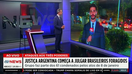 Justiça argentina julga brasileiros foragidos condenados pelos atos de 8 de janeiro