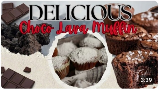 ❤️ Homemade Choco Lava Muffins 🌹 Easy Molten Chocolate Muffin Recipe 🍫 #cake #trending #delicious