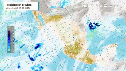 Fin de semana con lluvias y un poco de frío en México