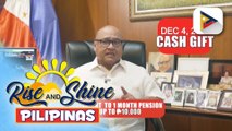 Mga pensyonado ng GSIS, makakatanggap ng Christmas cash gift; Maaaring makakuha ng halos P10,000