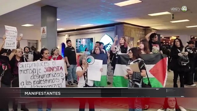 Los niños de Gaza no son una amenaza”: activistas realizan performance en la FIL Guadalajara