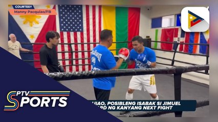 Manny Pacquiao, posibleng isabak si Jimuel sa undercard ng kaniyang next fight