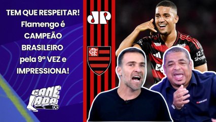 "TEM QUE RESPEITAR O FLAMENGO!!! É o MAIOR CAMPEÃO BRASILEIRO DA HISTÓRIA e..." MENGÃO é EXALTADO!