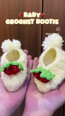 Newborn Crochet Booties – Quick & Easy Design #HandmadeBooties #BabyBooties #CrochetForBeginners