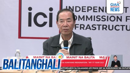 ICI Commissioner Rogelio Singson sa kaniyang resignation - "My 77 year old body can not take it anymore" | Balitanghali