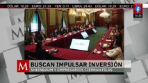 En Palacio Nacional, Sheinbaum se reúne con empresarios para impulsar la inversión