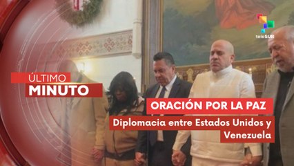 Samuel Moncada participó en vigilia por la paz entre Estados Unidos y Venezuela