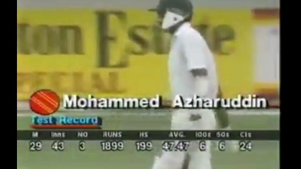 Muhammad Azharuddin 13 off 14 Balls 26 Mins 3 Fours vs West Indies 2nd Innings of 4th Test, Kingston, April 28 - May 03, 1989