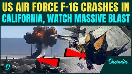U.S BREAKING: F-16 EXPLODES Into FIREBALL After California Crash | ‘Mystery Failure’ Triggers Probe