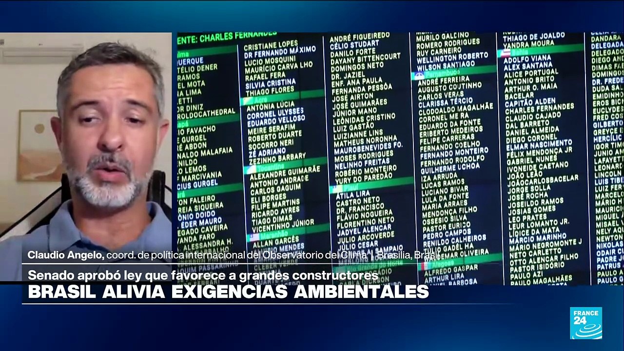 Claudio Angelo: "Casi cualquier obra se va poder hacer en Brasil sin licencias ambientales"