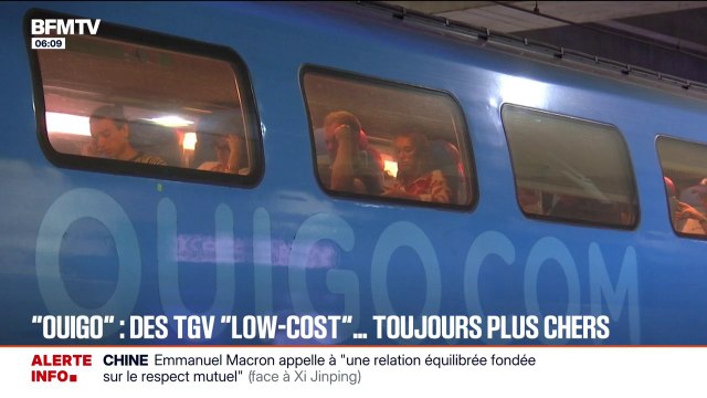 Offre moins qualitative, billets plus chers... La fédération des usagers pointe du doigt les Ouigo, l'offre low-cost de la SNCF