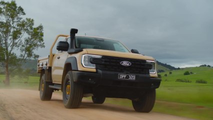 Ford Ranger Super Duty - Super Cab in Seismic Tan - Driving Video