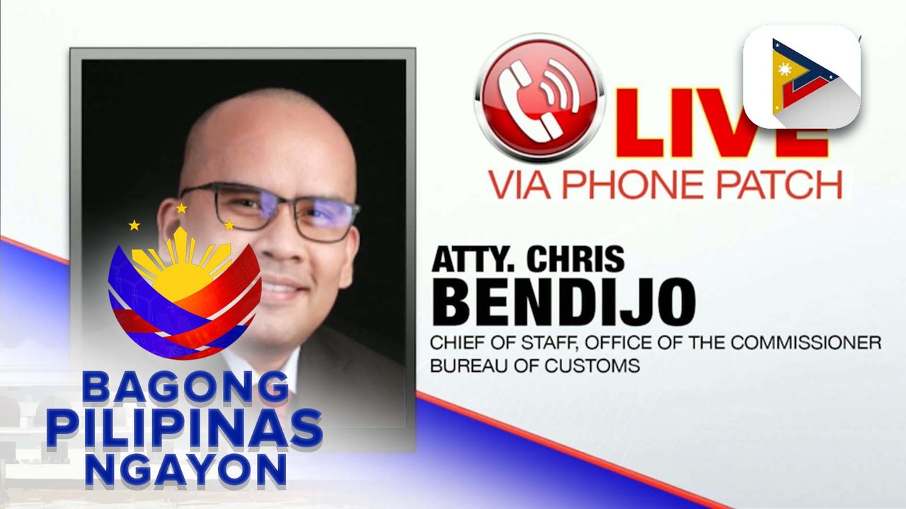 Panayam kay BOC Deputy Chief of Staff, Atty. Chris Bendijo ukol sa pagsusubasta ng mga luxury cars ng mga Discaya