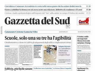 Rassegna calabria 4 dicembre 2025