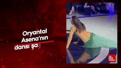 Oryantal Asena'nın dansı şaşırtıyor