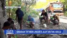 Kendaraan Tertimbun Longsor, Pengemudi Bertahan di Jalur Tarutung-Sibolga | SAPA PAGI