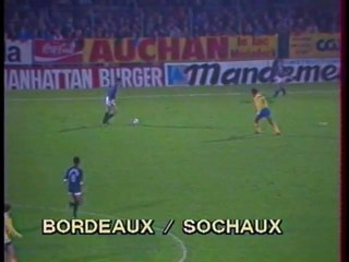 BORDEAUX  - SOCHAUX  - 1983 - SAISON 1983/1984-
