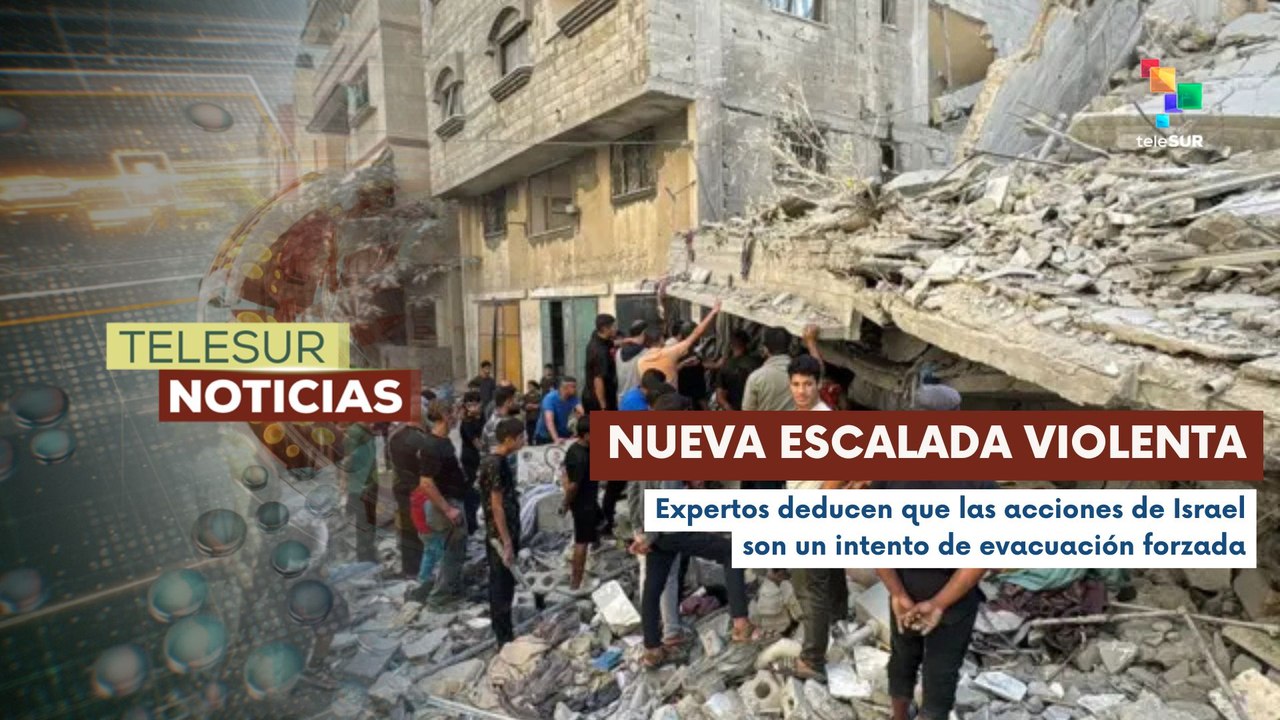 Régimen israelí bombardea zona este del norte de la Franja de Gaza