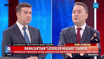 Ali Babacan: Erdoğan, Özel'i davet etse ne olur? Bu meseleyle ilgili iklimin yumuşaması bu sürecin önünü açacaktır