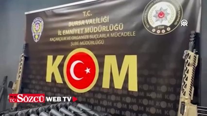 2 depoya yapılan baskında 118 ruhsatsız tüfek ele geçirildi