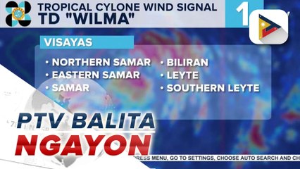 PAGASA: Bagyong #WilmaPH, isa nang ganap na tropical depression
