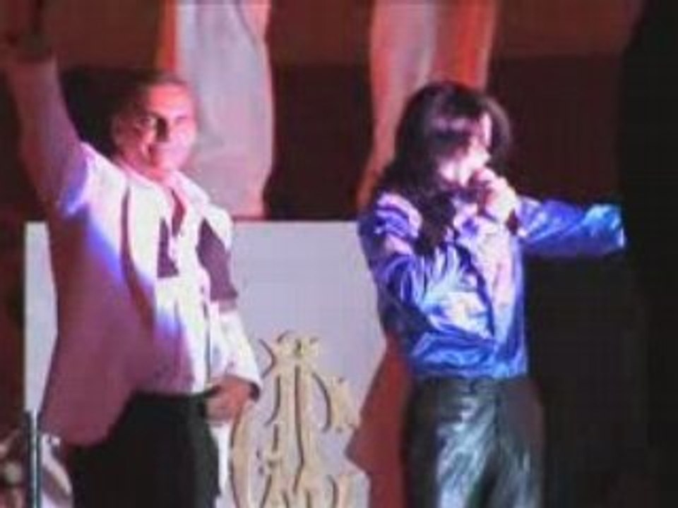 Michael Jackson at Christian Audigier Party (High Quality)