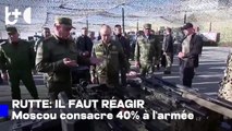 40% du budget russe pour l'armée / Secrétaire général OTAN, Rutte: Il faut réagir