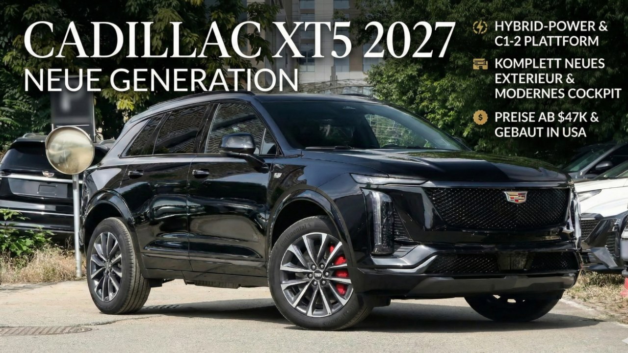Hybrid-Comeback: Cadillac XT5 bleibt doch in den USA als Modell 2027