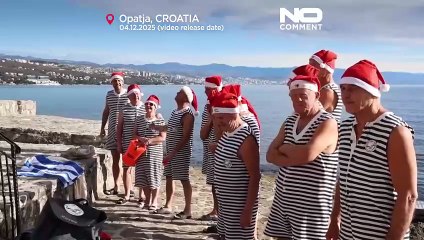 Cold-water swimming in Croatia’s Opatija grows as a winter wellness tradition