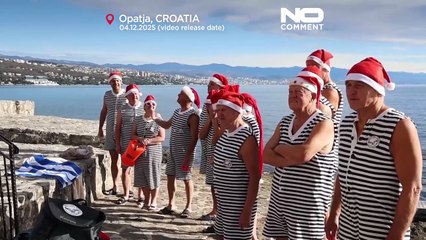 Croácia: natação em águas frias em Opatija ganha adeptos como tradição de bem-estar no inverno
