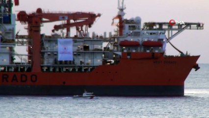 Türkiye'nin 6'ıncı sondaj gemisi Mersin'e ulaştı