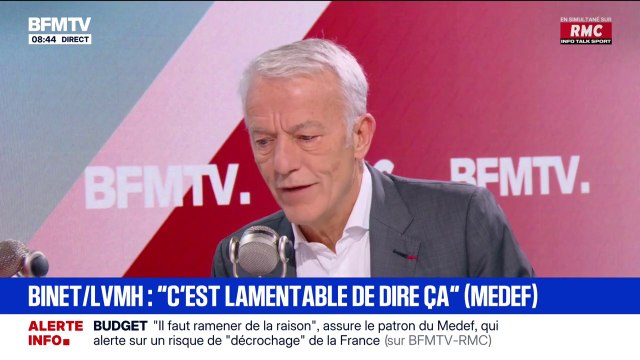 Mise en examen de Sophie Binet: Ça n'est pas le Medef qui ira hystériser le débat public , déclare Patrick Martin, président du Medef