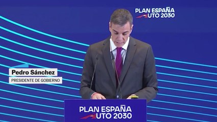 Pedro Sánchez: "España debe fabricar coches tan competitivos y como económicos"